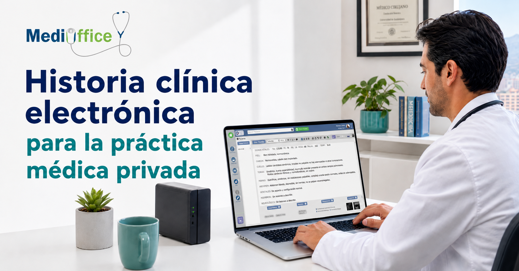 Historia clínica electrónica para la práctica médica privada en MediOffice