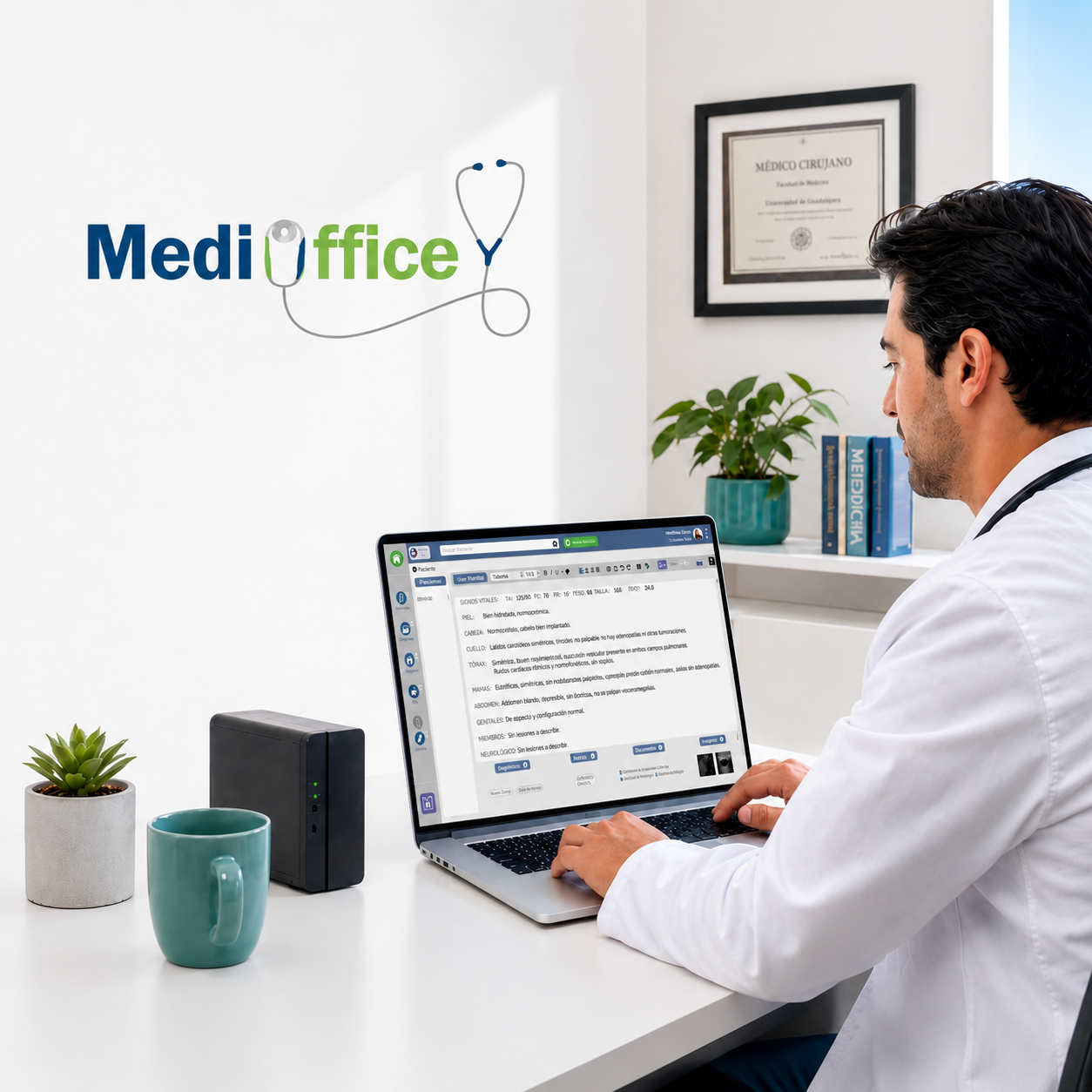 Historia clínica electrónica para la práctica médica privada en MediOffice